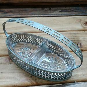 Art deco manning quality divided dishes